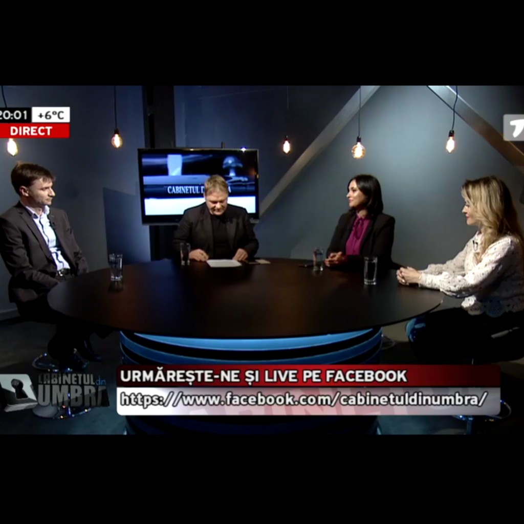Asociația Vocea Justiției la Emisiunea Cabinetul din Umbră la Jurnal Tv