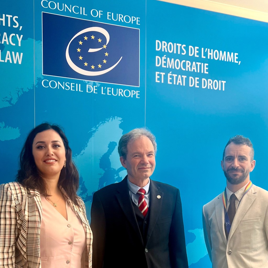 Întrevederea președintelui Asociației Judecătorilor „Vocea Justiției”, Victoria Sanduța, cu Secretarul Comisiei de la Veneția, Pierre Garrone, la Strasbourg